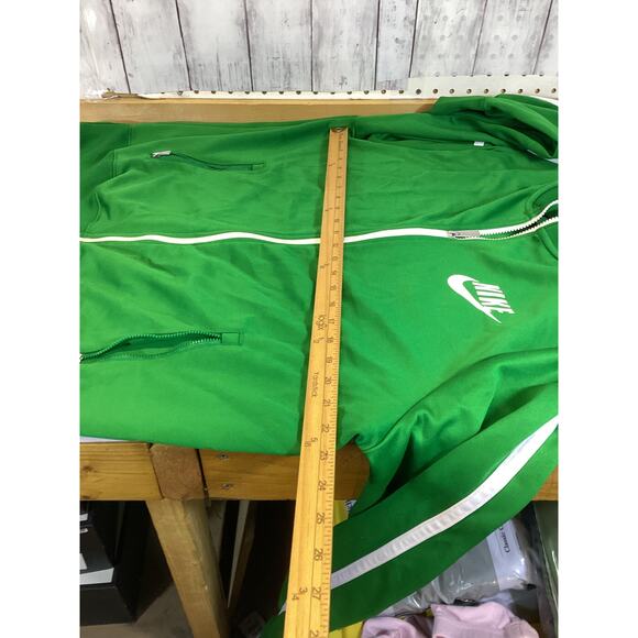 Vintage Nike Green tracksuit pull-zip Jacket windbreaker for Men size XL w23 L25 - Picture 6 of 8
